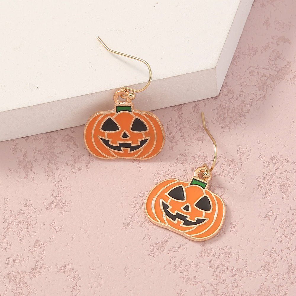 Geometric Alloy Halloween Earrings for Women
