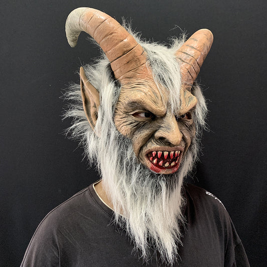 Halloween Horror Latex Lucifer Headgear Mask