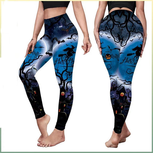 Women's Halloween Bat Leggings – Yoga & Fitness