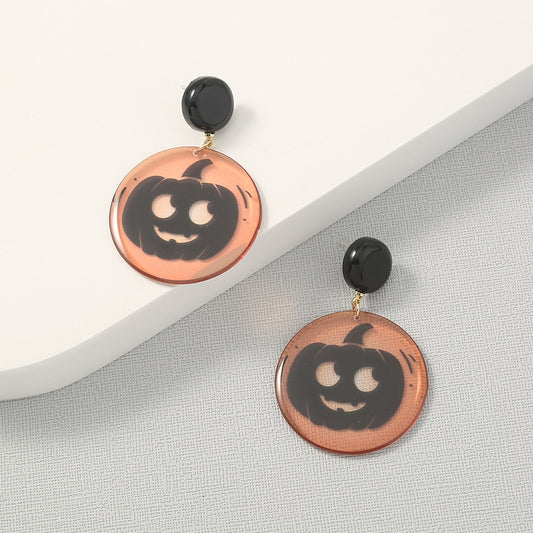 Geometric Halloween Earrings – Simple & Stylish