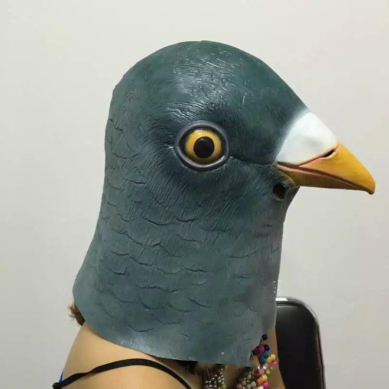 Halloween Green Dove Headgear – Fun Costume Mask
