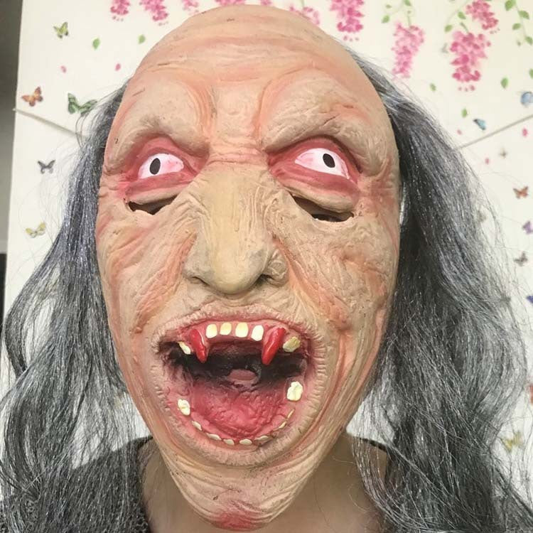 Scary Halloween Zombie Mask – Realistic Latex Headgear