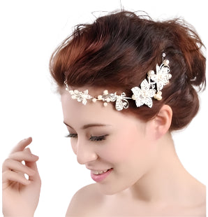 Wholesale Korean Pearl Bridal Jewelry Set – 3-Piece Suite