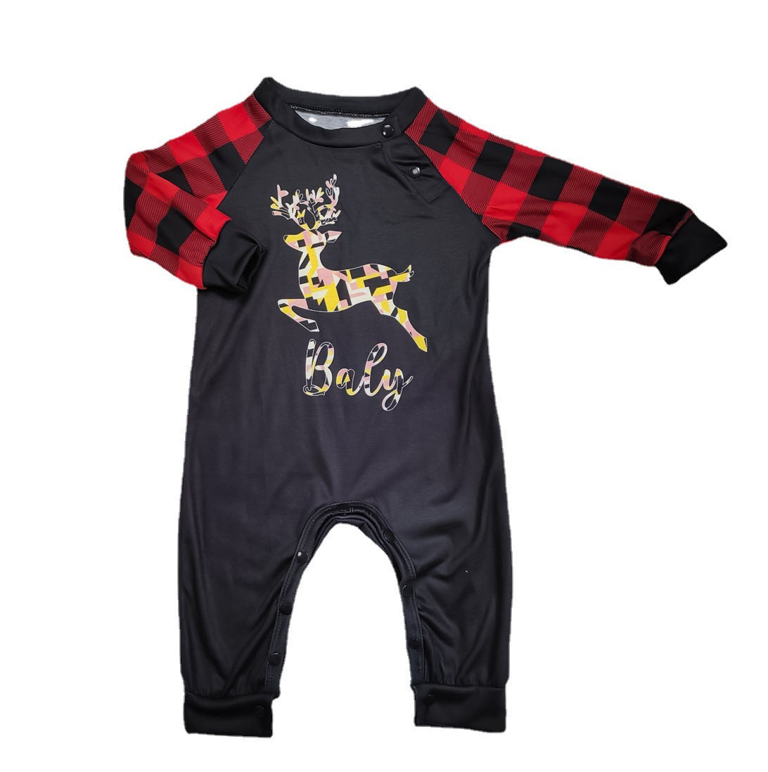 Deer Print Halloween Family Pajama Set
