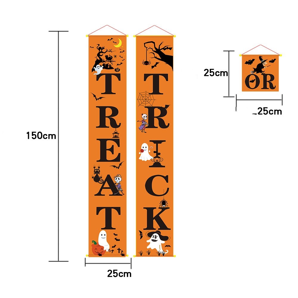Halloween Outdoor Banner – Spooky Couplets