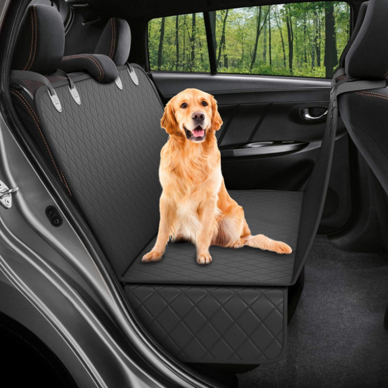 Dog Car Seat Cover – Waterproof Hammock with Mesh