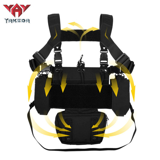 Multi-Functional Tactical Chest Belly Pocket – MOLLE