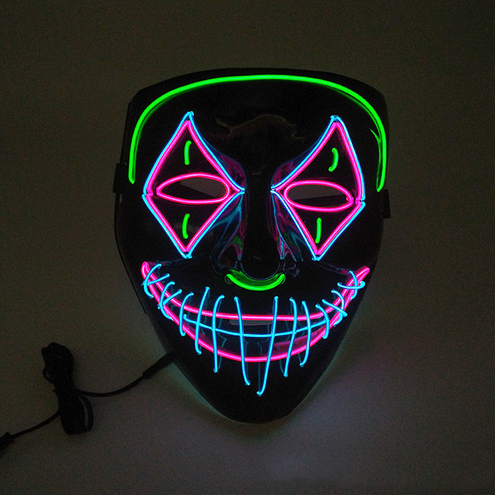 Halloween LED Glowing Eyebrow Mask