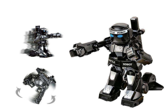 RC Robot 777-615 battle toy with flexible boxing and movement features.