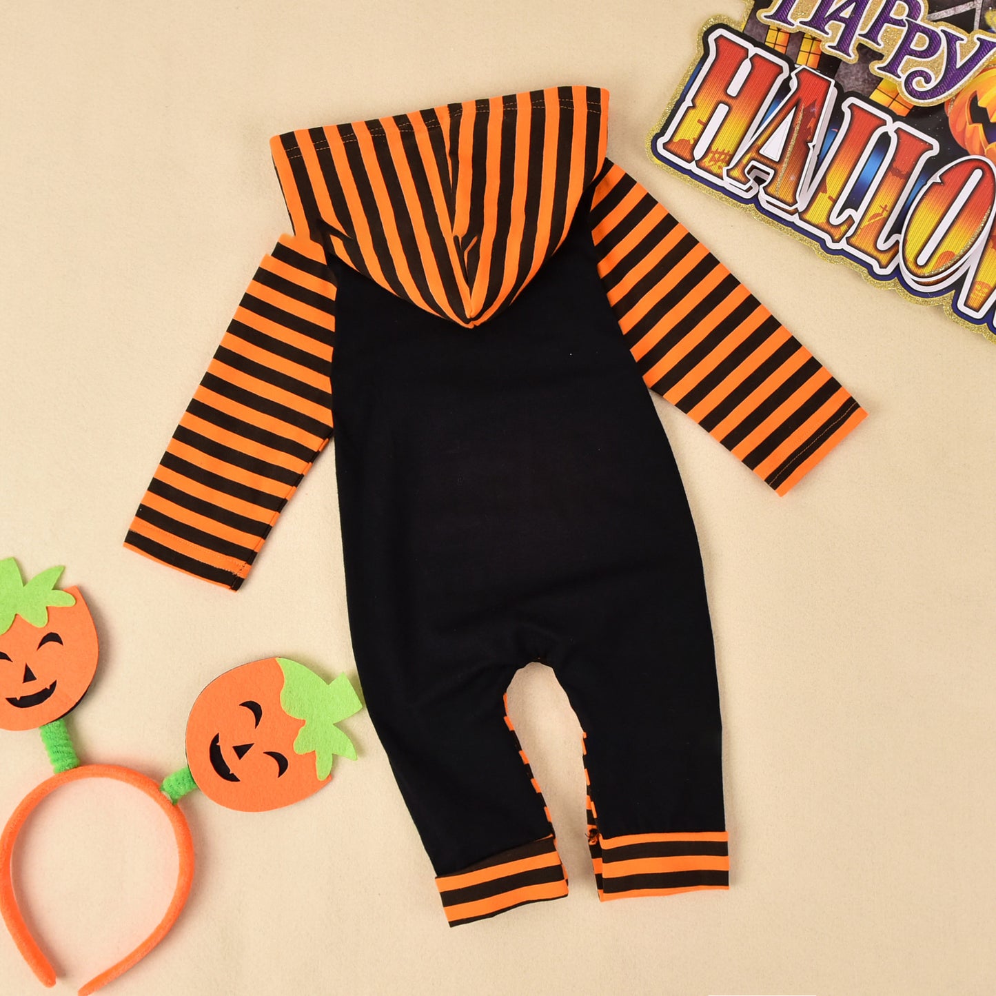 Halloween Hooded Cotton Romper