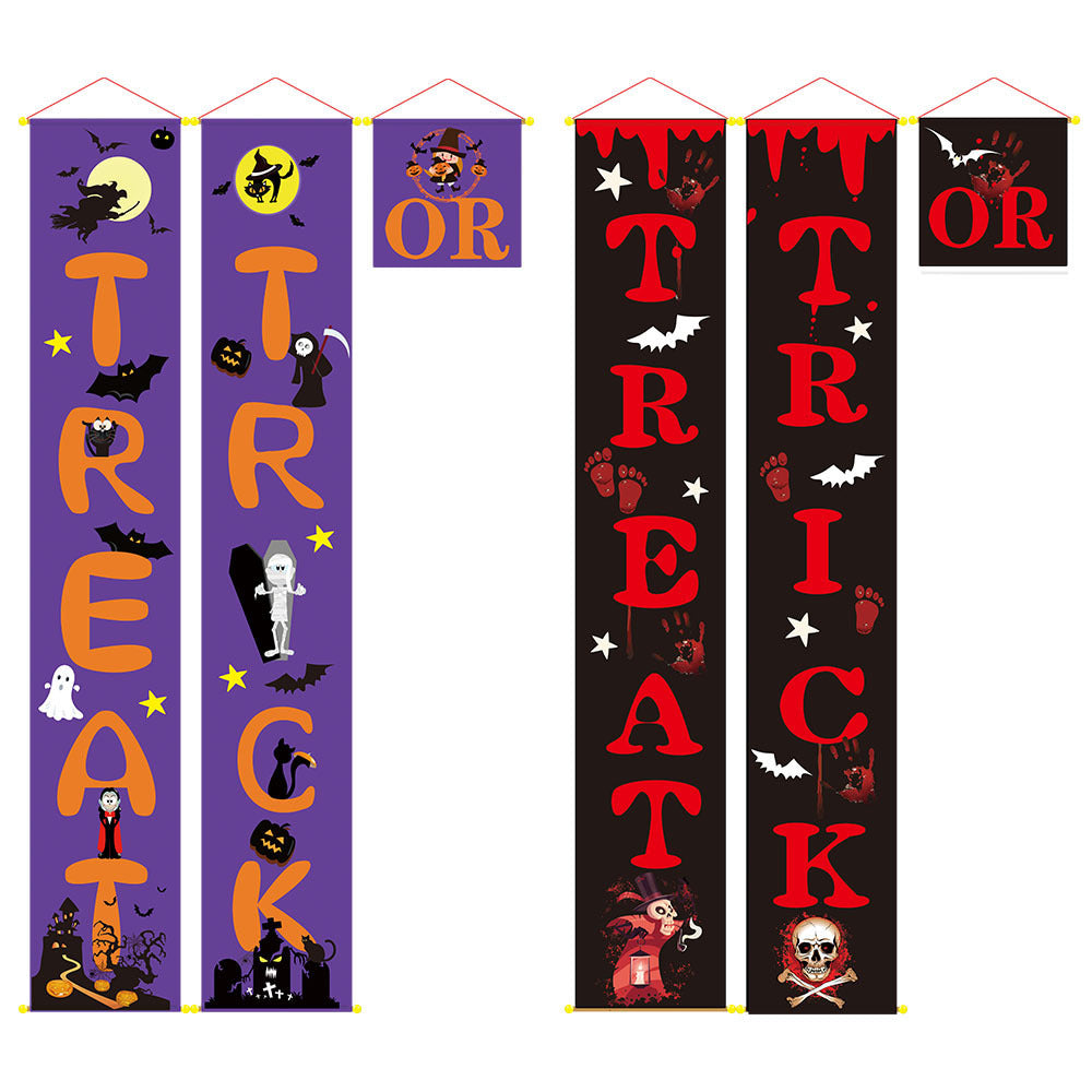 Halloween Outdoor Banner – Spooky Couplets
