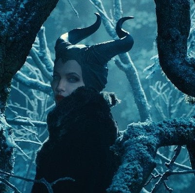 Halloween Maleficent Latex Headgear