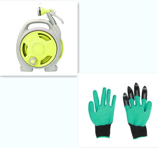 15M Car Wash Water Pipe & Shrinking Gun Set