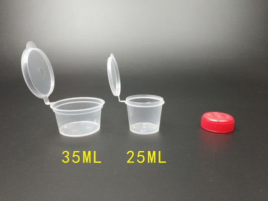 Disposable Small Spice Boxes — 2000pcs Clear Plastic