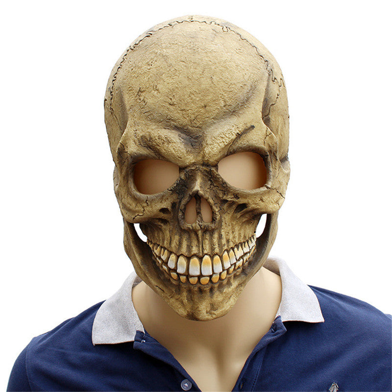 Halloween White Animal Latex Mask – Party Costume