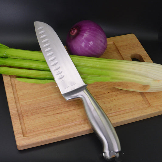 Japanese-Style Stainless Steel Chef's Knife for Home & Sushi