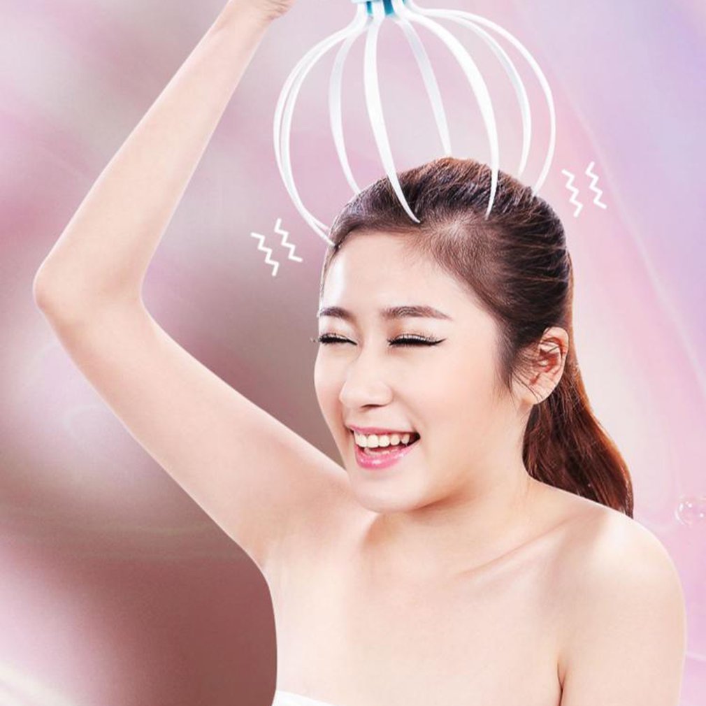 8-Claw Electric Head Massager – Relax & Boost Hair Growth