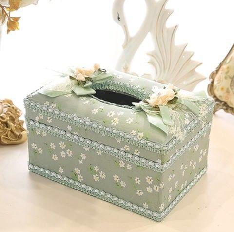 Ceramic Jewelry & Tissue Storage Box – Stylish Colors