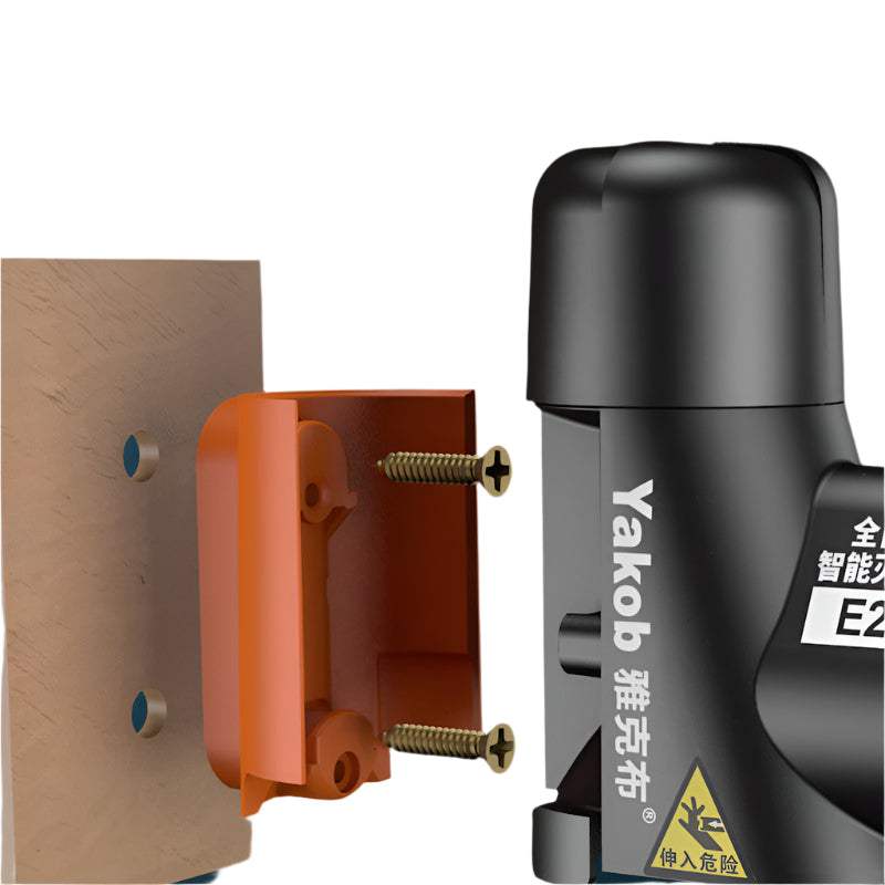 Automatic intelligent mouse killer E28 model, showcasing installation module on wall.