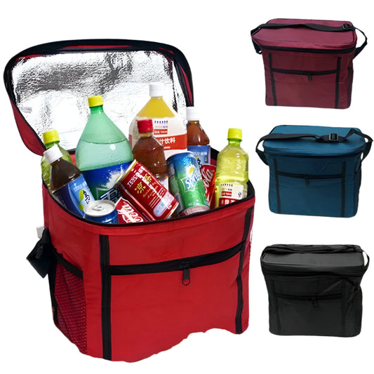 Portable Picnic Ice Pack & Thermal Cooler Bag