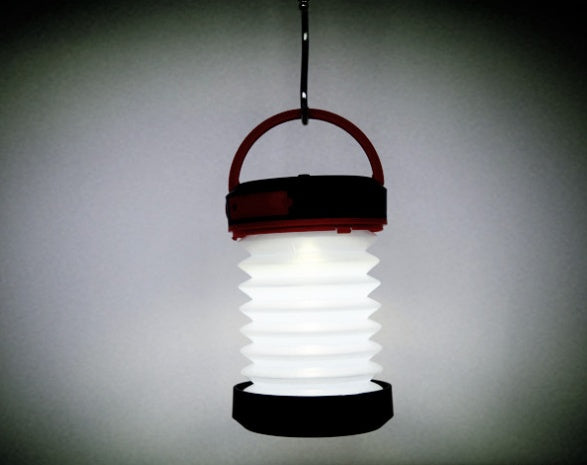 Solar Collapsible Camping Lantern with Power Bank