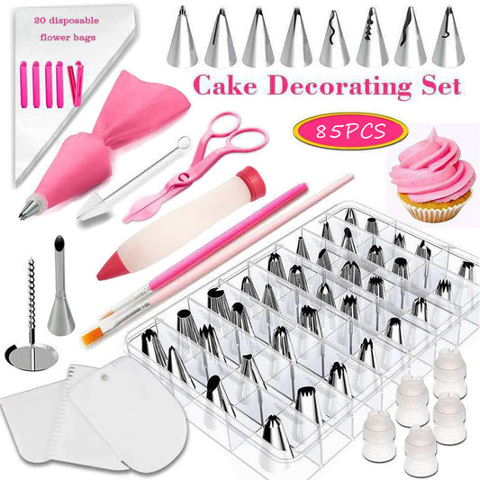 Icing Piping Nozzles & Pastry Bags Set