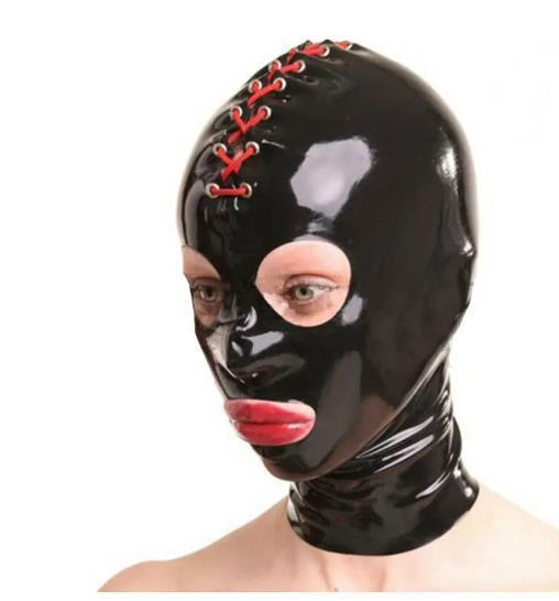 Unisex Halloween Latex Mask – Black