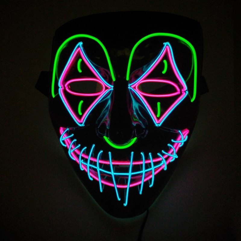 Halloween LED Glowing Eyebrow Mask