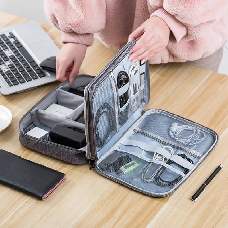 Portable Waterproof Travel Electronics Organizer Bag
