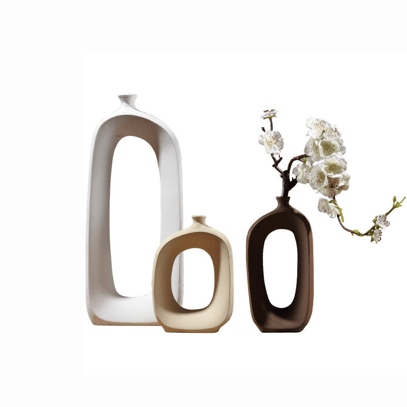 Cloud Gate 3-Piece Ceramic Vase Set