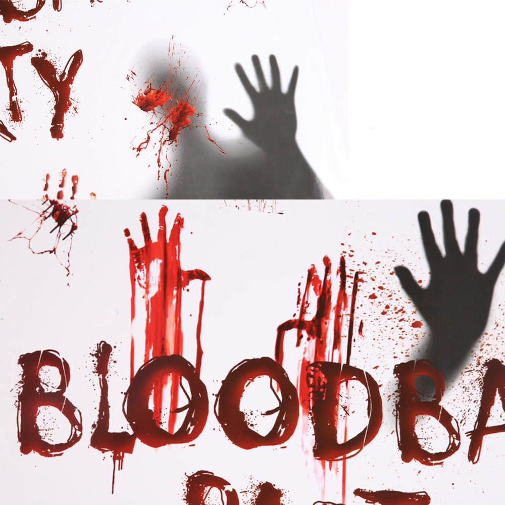 Halloween Horror Wall Stickers – Spooky Props