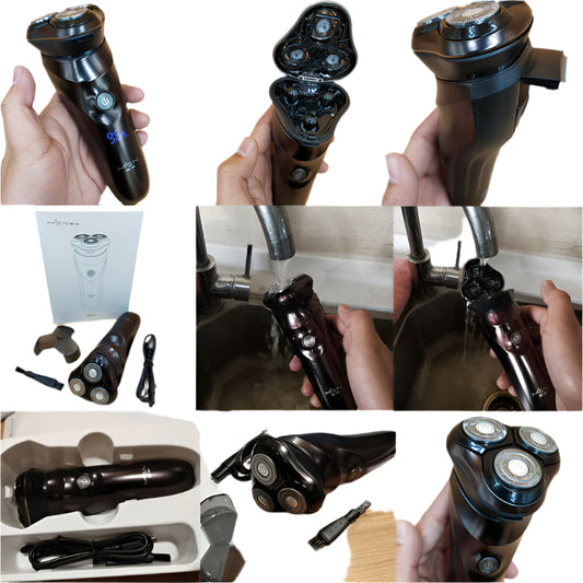 Maison Men's Waterproof IPX7 Rechargeable Beard Trimmer