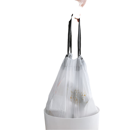 Thick Drawstring Garbage Bags (30 pcs) – Leak-Proof
