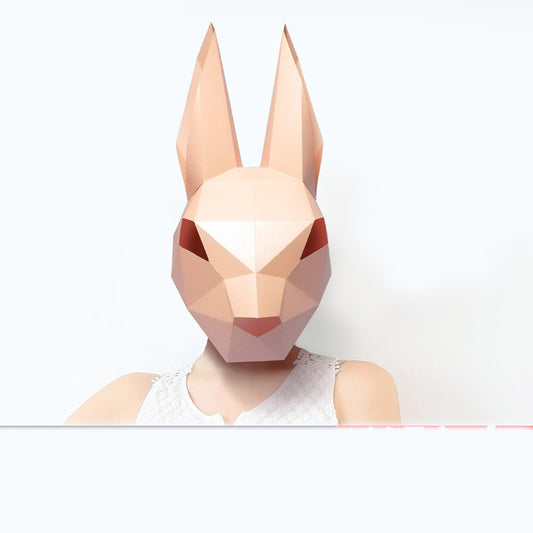 DIY Halloween Bunny Face Paper Ornament Kit