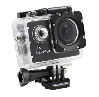 4K Waterproof Sports Action Camera with WiFi, 2.0” LCD & 170° Wide-Angle Lens