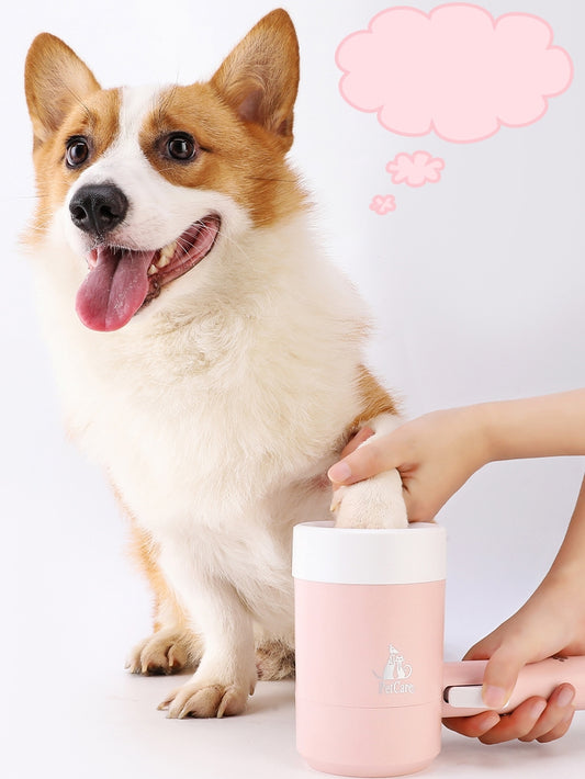 Dog Paw Cleaner Cup – Soft Silicone Pet Foot Washer Brush