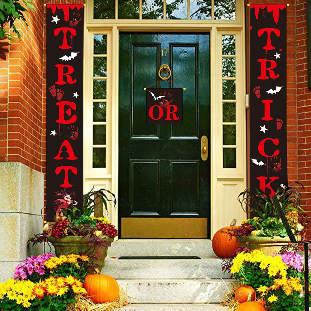 Halloween Outdoor Banner – Spooky Couplets