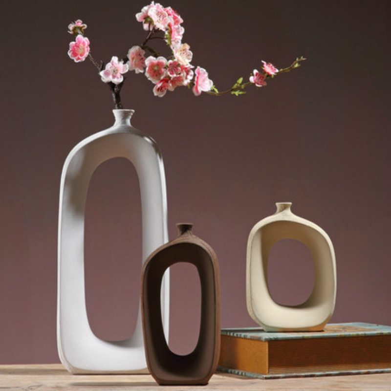 Cloud Gate 3-Piece Ceramic Vase Set