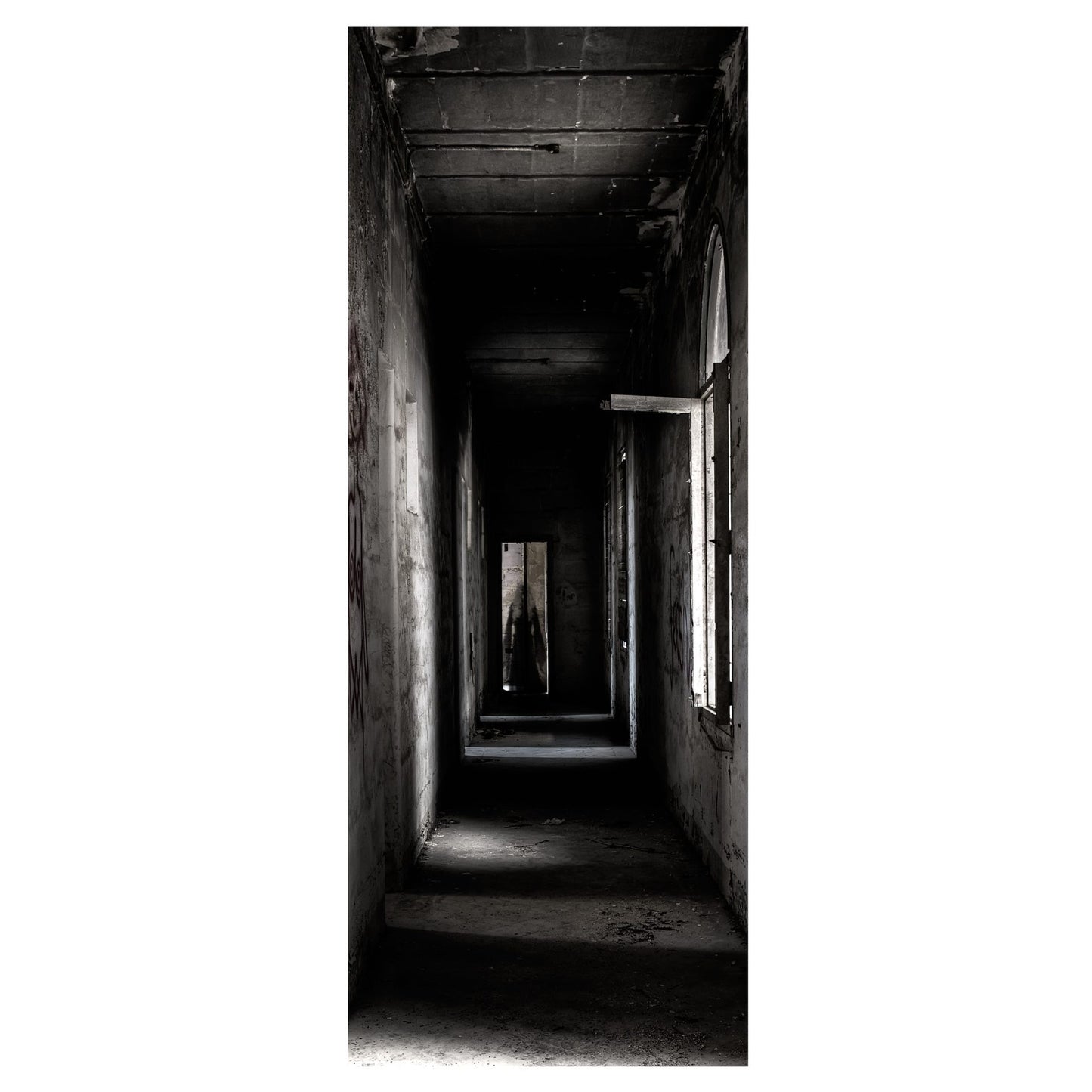 Spooky 3D Halloween Door Sticker – Waterproof & Large