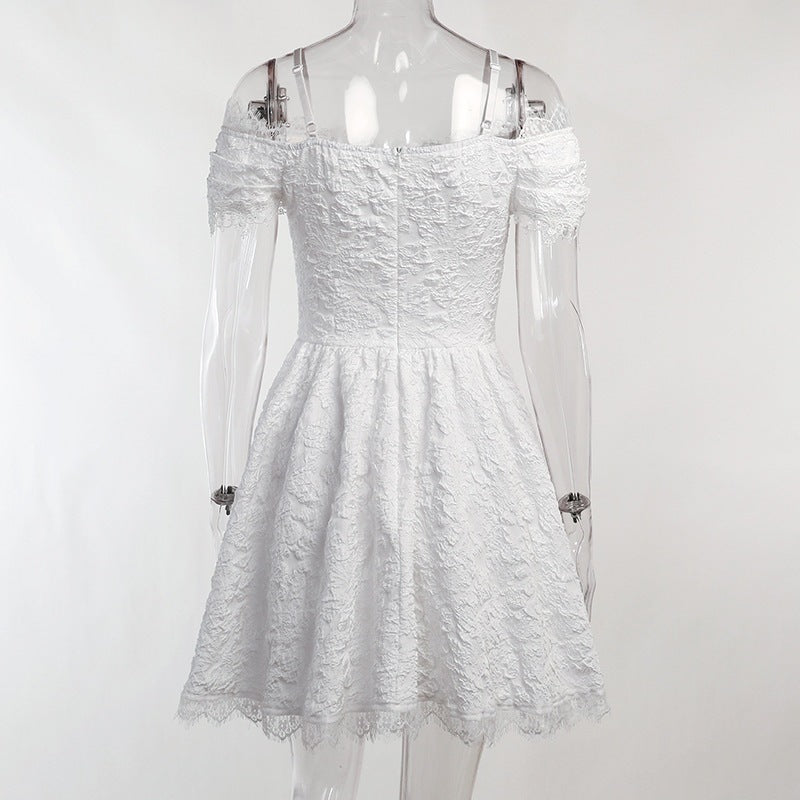 Dark Gothic Halloween Dress – Short Cosplay Outfit