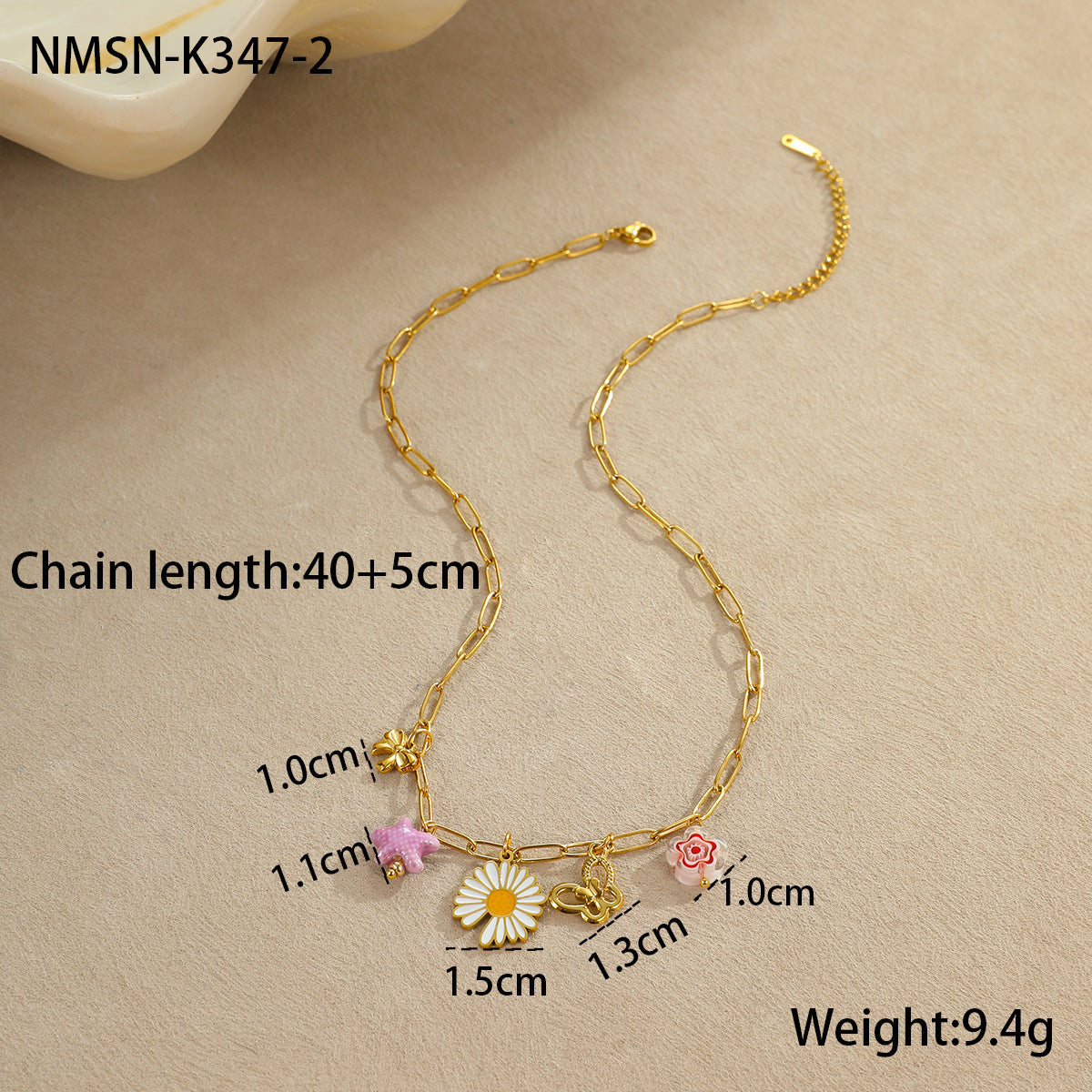 Ocean Style Pendant Stainless Steel Women's Necklace