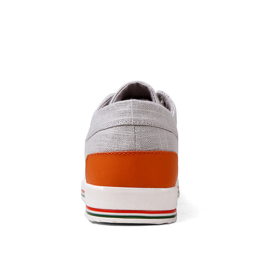Men’s Canvas Shoes – Breathable Linen Casual Style