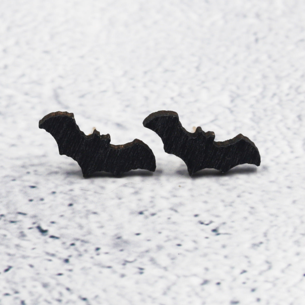 Halloween Bat Stud Earrings – Spooky Chic
