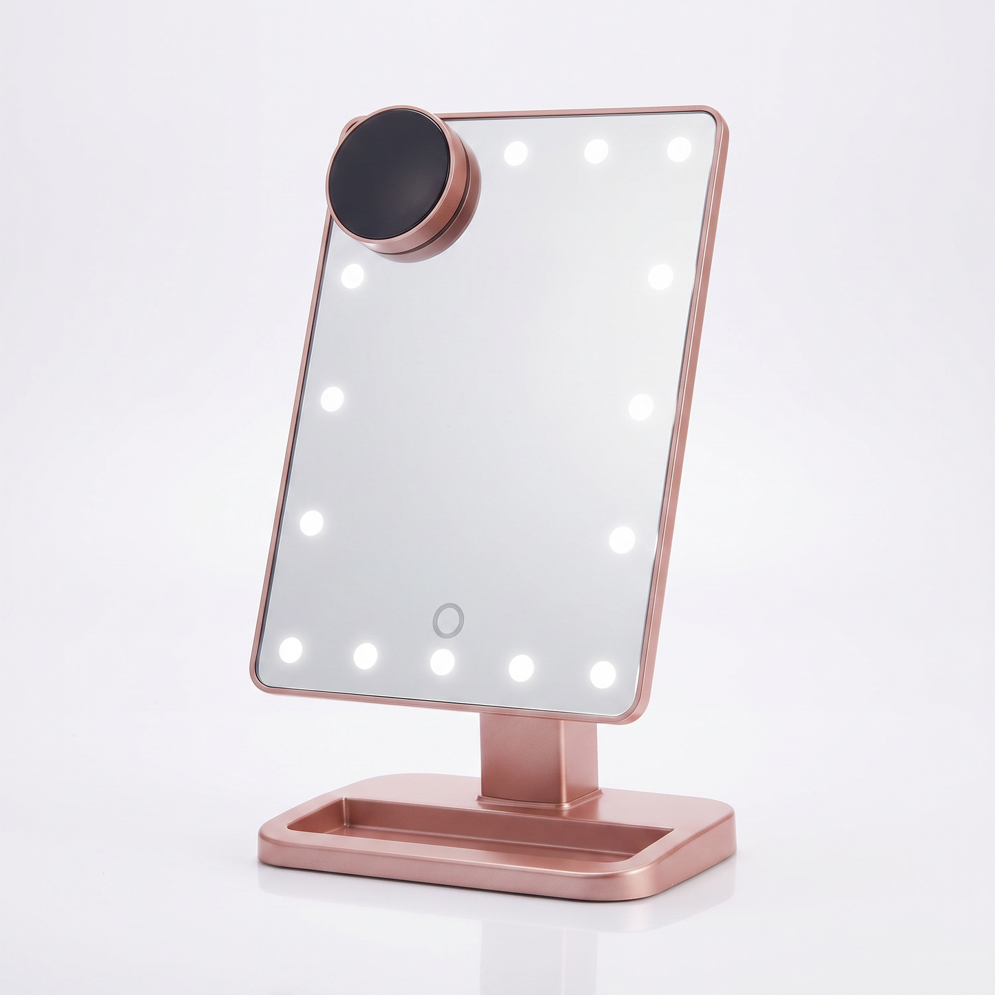 Touch Screen Makeup Mirror With 20 LED Light Bluetooth Music Speaker 10X Magnifying Mirrors Lights