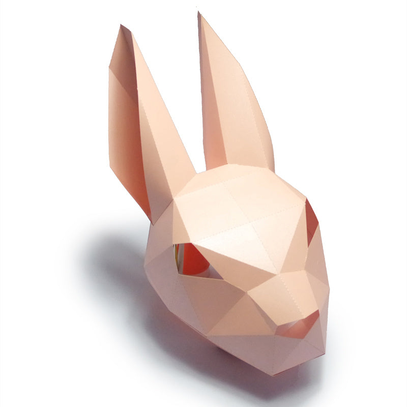 DIY Halloween Bunny Face Paper Ornament Kit