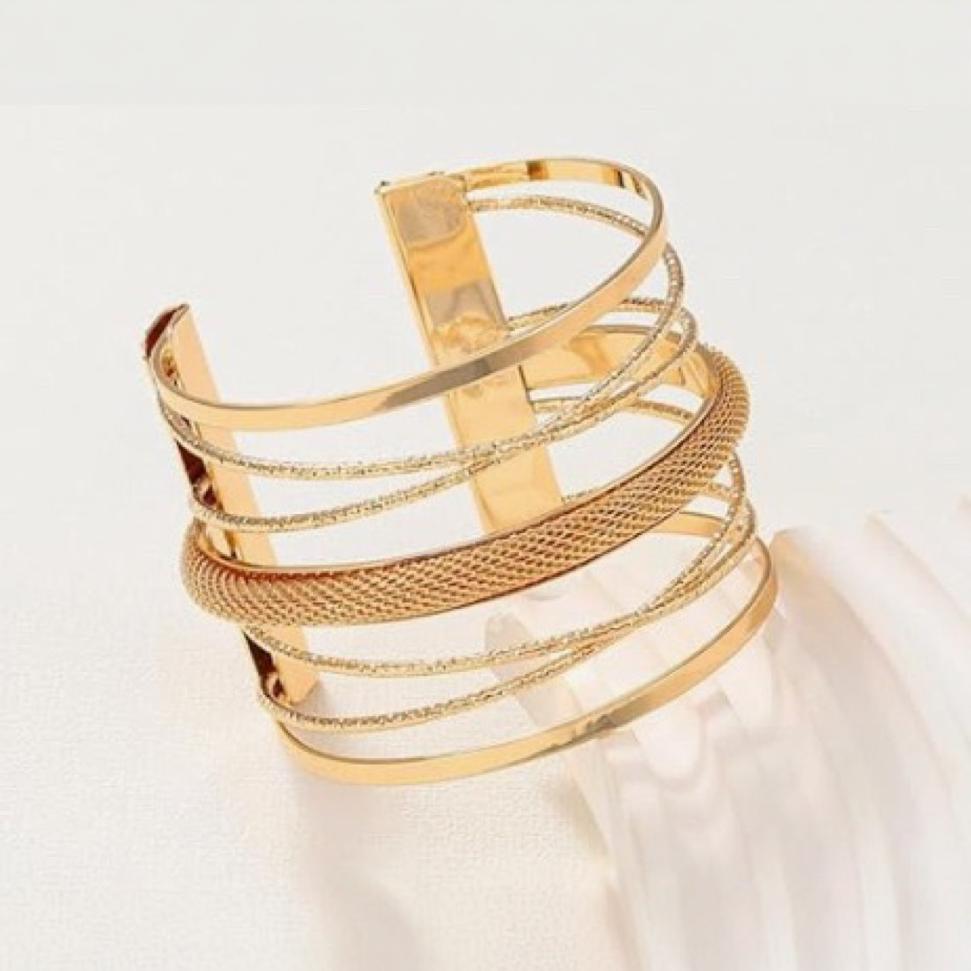 Metal Exaggerated Bracelet Punk Hip Hop Creative