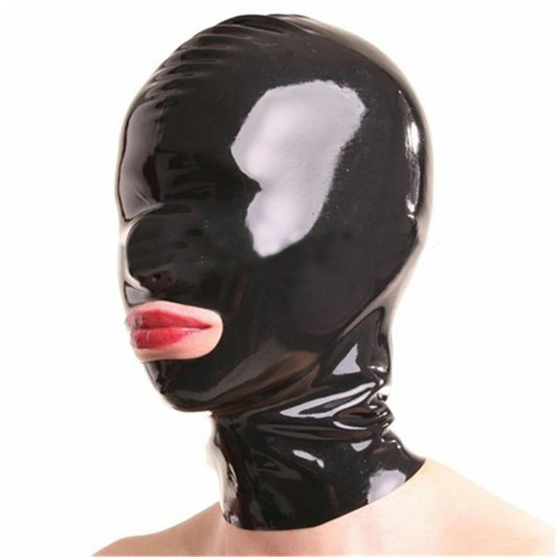 Black Latex Party Headgear – Stylish & Fun