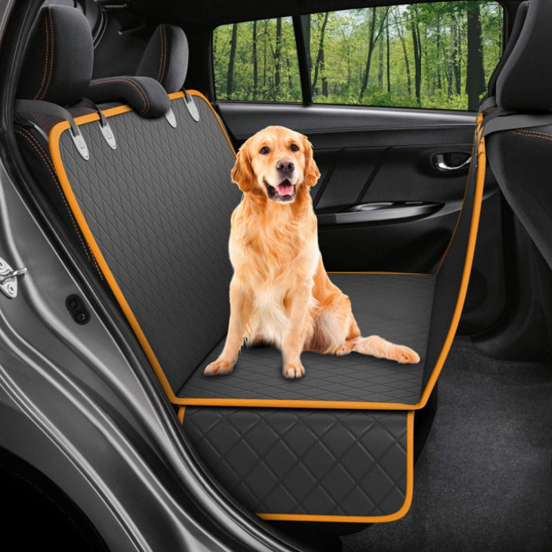 Dog Car Seat Cover – Waterproof Hammock with Mesh