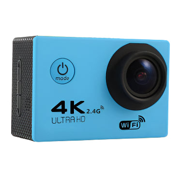 4K Waterproof Sports Action Camera with WiFi, 2.0” LCD & 170° Wide-Angle Lens