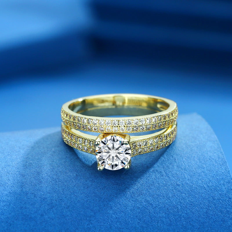 European And American Fashion Ring Set